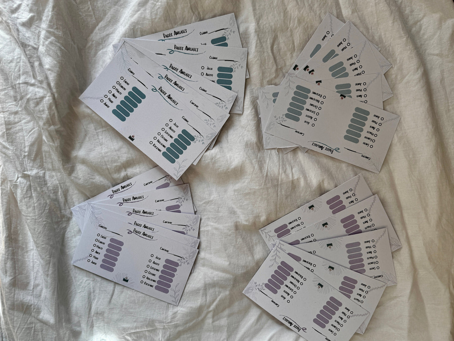 Pack Tarjetas de Pagos Anuales - Edición OUTLET