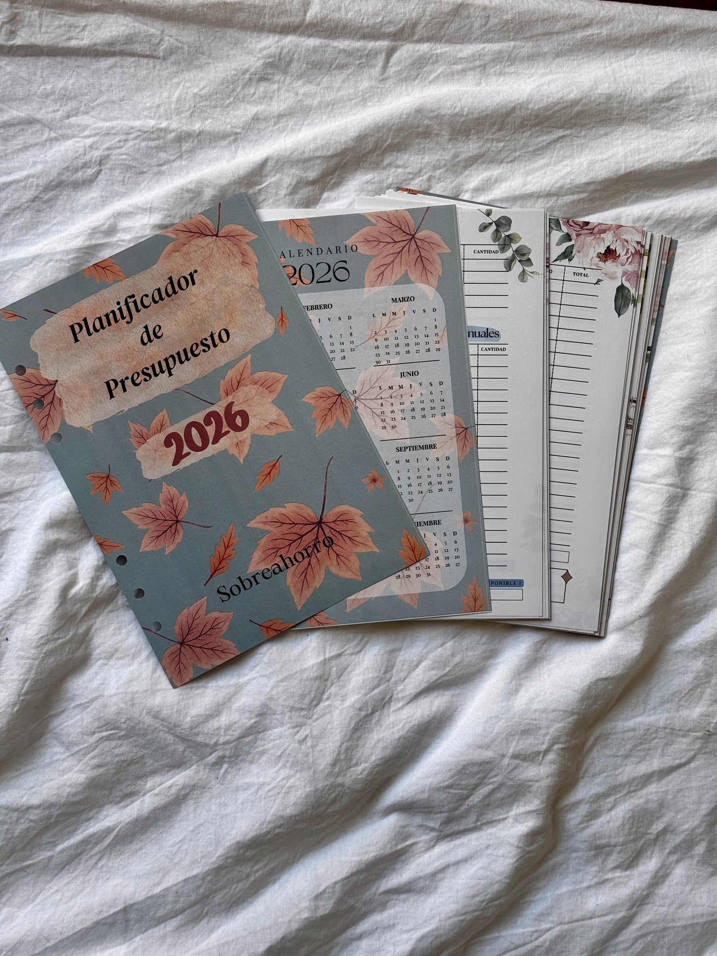 Planificador de presupuesto  - Agenda 2026 - Edición OUTLET