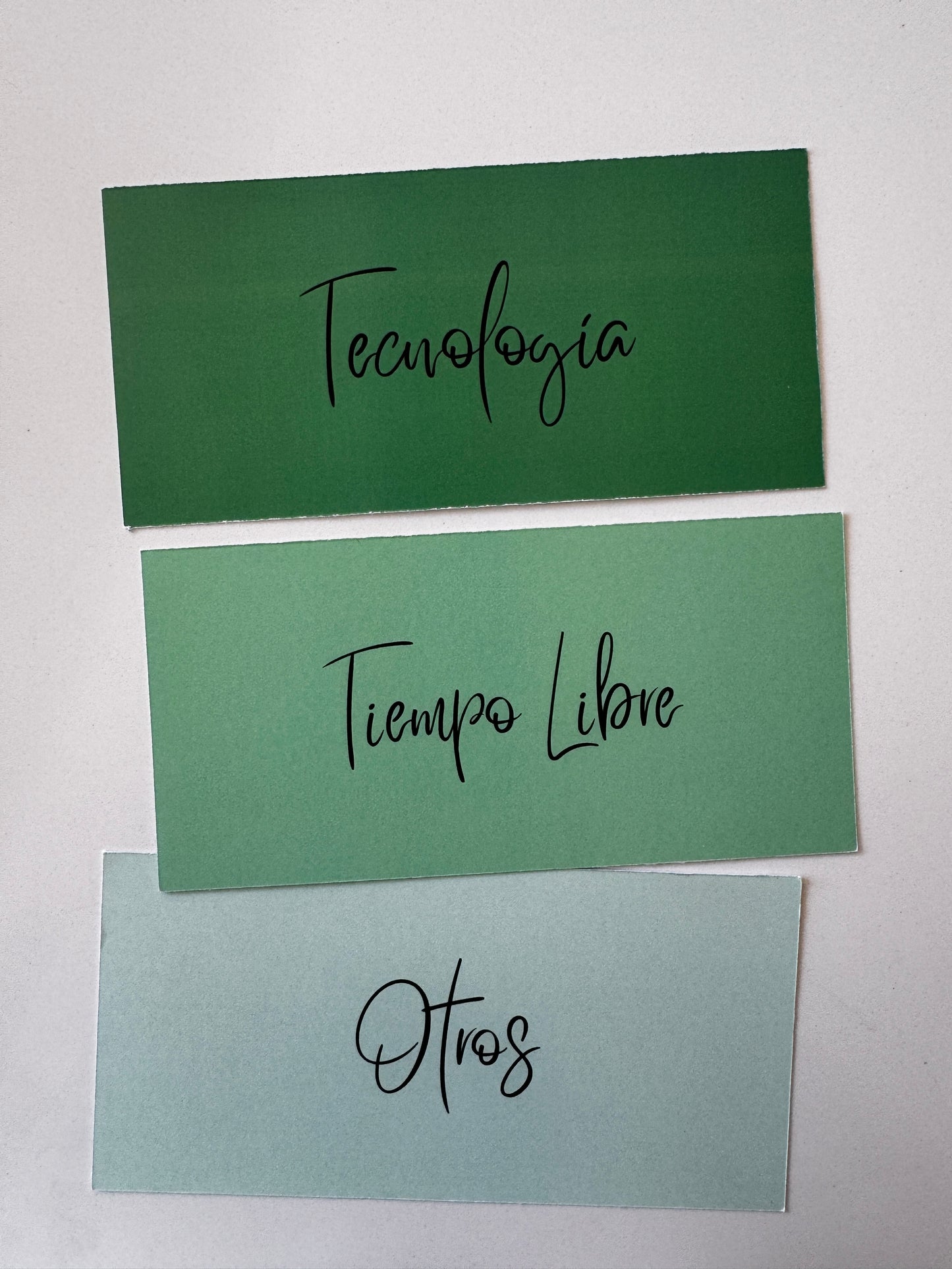 Tarjetas de Categoría (antiguo formato + Casi Perfectas)