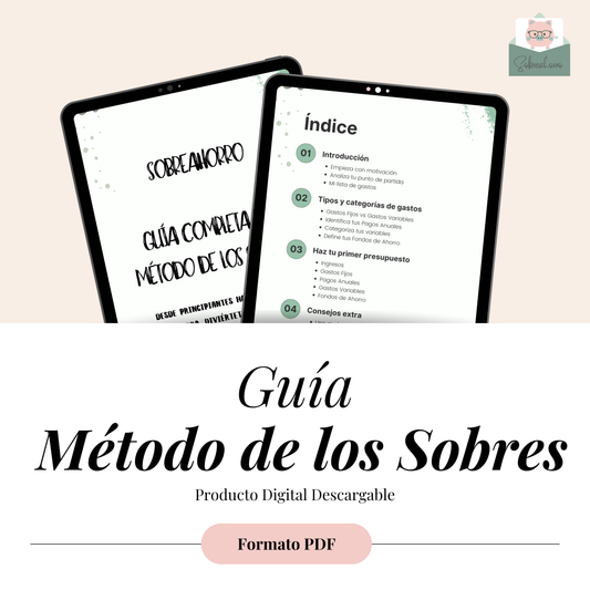 Guía Completa del Método de los Sobres en PDF - Sobreahorro